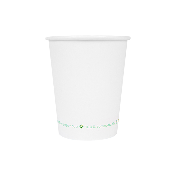 Gobelet carton 240 ml pour événements, mariage, fête et buffet, solution écologique sans plastique.